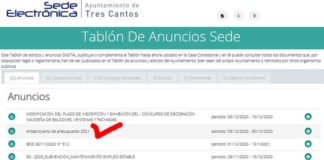 Desmenuzamos el presupuesto del Ayuntamiento de Tres Cantos Presupuesto