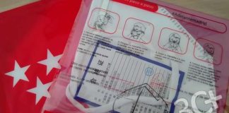 Nuevo regalo de mascarillas por parte de la CAM ¿Por qué? Son falsas y es ilegal venderlas por el falso certificado de calidad que llevan COVID-AMYTS-mascarilla-CAM-fotopropia