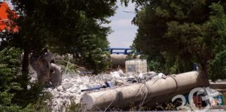 POR FIN: el viejo puente defectuoso de la M607 sobre la M40 ya ha caído completamente ha caido