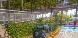 PSOE de Tres Cantos: empeora el estado del gimnasio exterior del Gabriel Parellada piscinas vacias