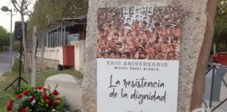 Emocionante recuerdo a Miguel Ángel Blanco en Tres Cantos Homenaje a Miguel Ángle Blanco