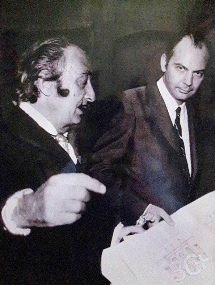 Don Salvador Dalí y don Martín Eyries