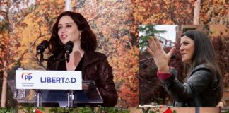 Actos del PP y Vox, casetas y bus (Cs) el resto