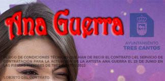 ANA GUERRA en Tres Cantos: 29.000 euros y +