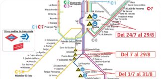 Renfe corta el tráfico de trenes por obras en la línea C-4, durante el verano