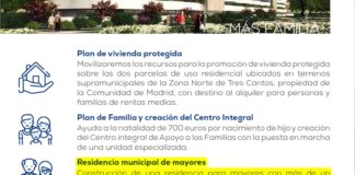 ¿Moreno vuelve a querer una residencia pública en Tres Cantos? Si ya no lo ponía ni en el Programa electoral