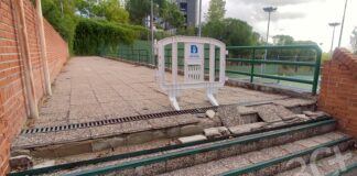 PSOE de Tres Cantos denuncia el estado de las pistas de tenis Ciudad del Deporte