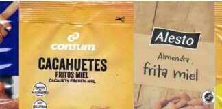 Alerta: Retirar frutos secos con presencia de cuerpos metálicos Alerta: Retirar frutos secos con presencia de cuerpos metálicos