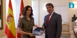 El alcalde de Tres Cantos con Ayuso insisten en la candidatura vetada por Pedro Sánchez para la Agencia Espacial Española AYUSO MORENO AEE