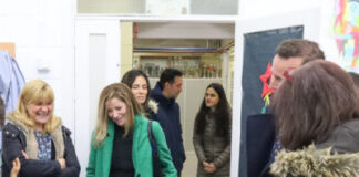 Delegación de la CAM visita las aulas de Educación Especial integrada en Tres Cantos