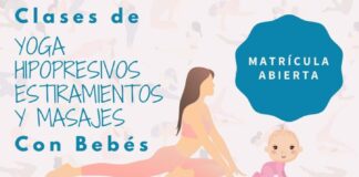 Clases de yoga, hipopresivos, estiramientos y masajes para padres y madres con bebés en Tres Cantos