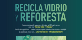Tres Cantos acepta el reto de Ecovidrio para reciclar más y optar a una plantación de árboles valorada en 5.000 euros