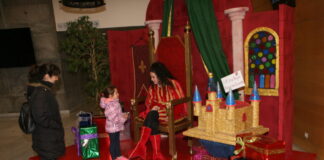 Actividades familiares y la visita del Paje Real, en la semana de Reyes en el Centro Cultural