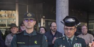 Tres Cantos con la concentración convocada por la FEMP, por los guardias civiles «fallecidos» en Barbate