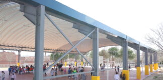 CPB Tierno Galván inaugura la cubierta de las pistas con meses de retraso