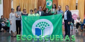 Colegio Ciudad de Nejapa y el IES Jorge Manrique reciben la «Bandera Verde de Ecoescuelas»