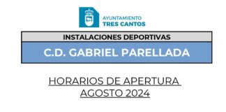 Horarios del Gabriel Parellada en el mes de agosto de 2024