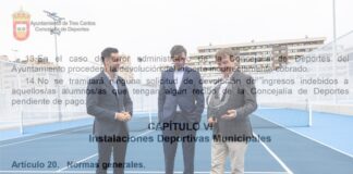 Abiertas las pistas exteriores del nuevo Centro Deportivo Parque Norte acabadas desde antes del verano.