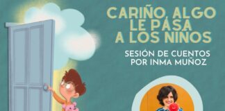 La hora de los cuentos en la biblioteca