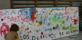 Los Derechos de la Infancia y la Adolescencia, en la gincana de pistas y el mural colaborativo, este fin de semana