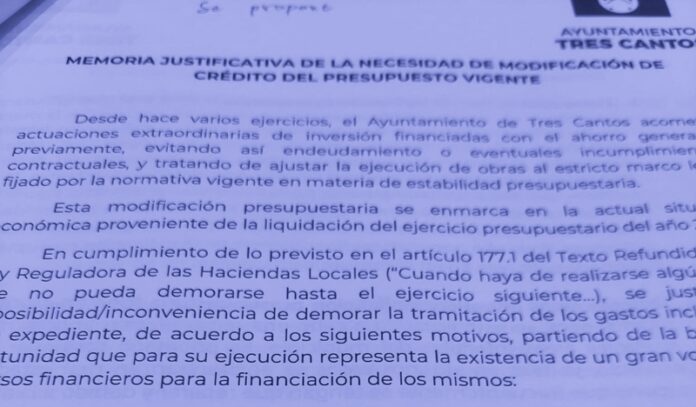 Pleno Extraordinario a espalda de los tricantinos para vaciar el remanente y vender todas las parcelas municipales que quedaban disponibles.