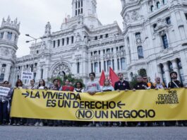 Manifestación sobre la vivienda. Necesidad de vivienda. Por Luis Mosquera