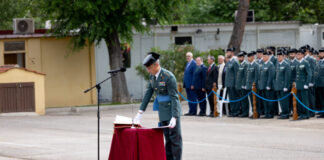 Toma de posesión del nuevo jefe de la Comandancia de la Guardia Civil de Tres Cantos en Madrid