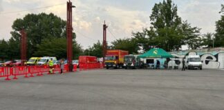 Tres Cantos cede el recinto ferial para controlar el incendio de esta tarde en Colmenar Viejo