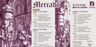Mercado temático de septiembre en la Plaza de la Familia