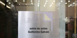 «Salón de actos Guillermo Galván» en la Biblioteca Lope de Vega en homenaje a su trayectoria