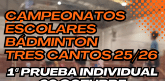 I Campeonato escolar de Bádminton