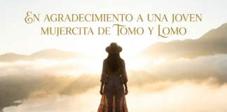 EN AGRADECIMIENTO A UNA JOVEN MUJERCITA DE TOMO Y LOMO, por Luis Mosquera