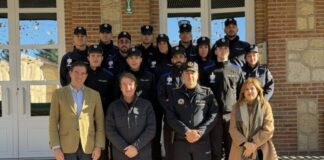13 futuros agentes de Policía Local durante su fase de preparación para Tres Cantos