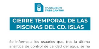 Cierre temporal de las piscinas del Centro Deportivo Islas