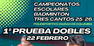 Iª Prueba Dobles Campeonatos Escolares Badminton