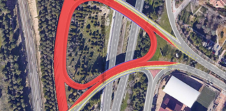 Obras de reparación en los ramales de acceso y salida entre la M-607 y la avenida del Parque