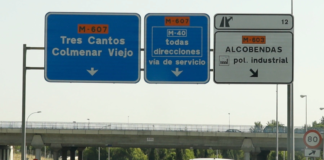 Desvíos en los desplazamientos en la M-607 por los cortes entre Colmenar Viejo y Cerceda